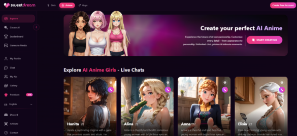 SweetDream AI Platform Introduces Personalized AI Companions