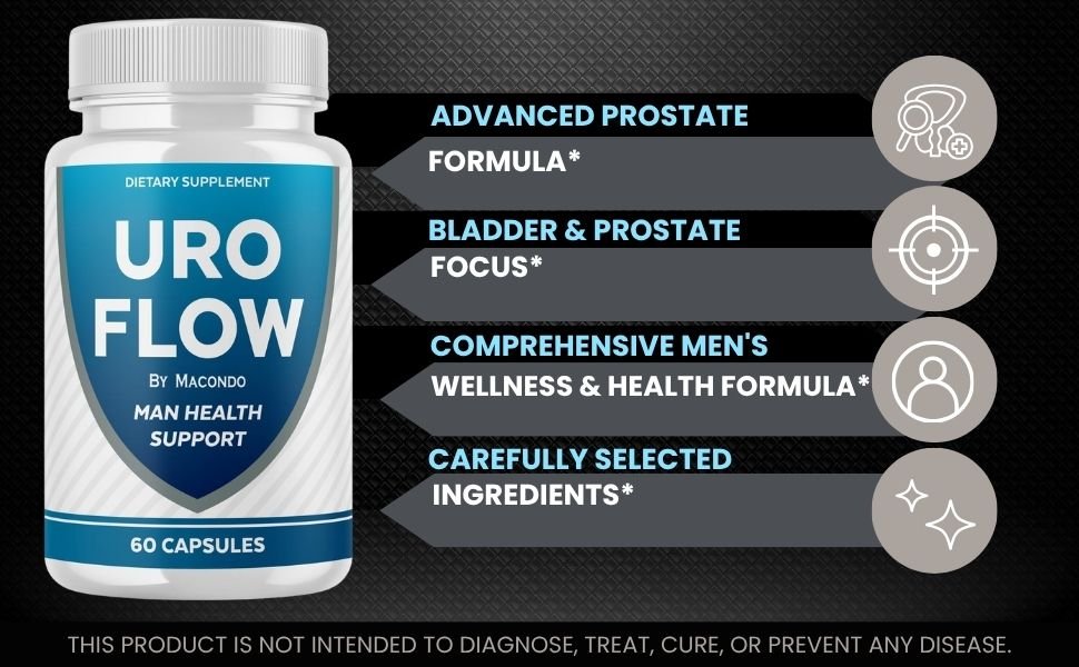 UroFlow dietary supplement for prostate and urinary wellness