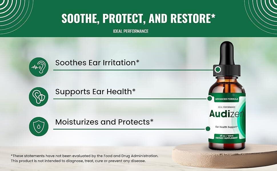 Audizen drops packaging for inner ear and nerve health