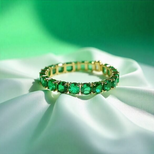 Emerald tennis bracelets