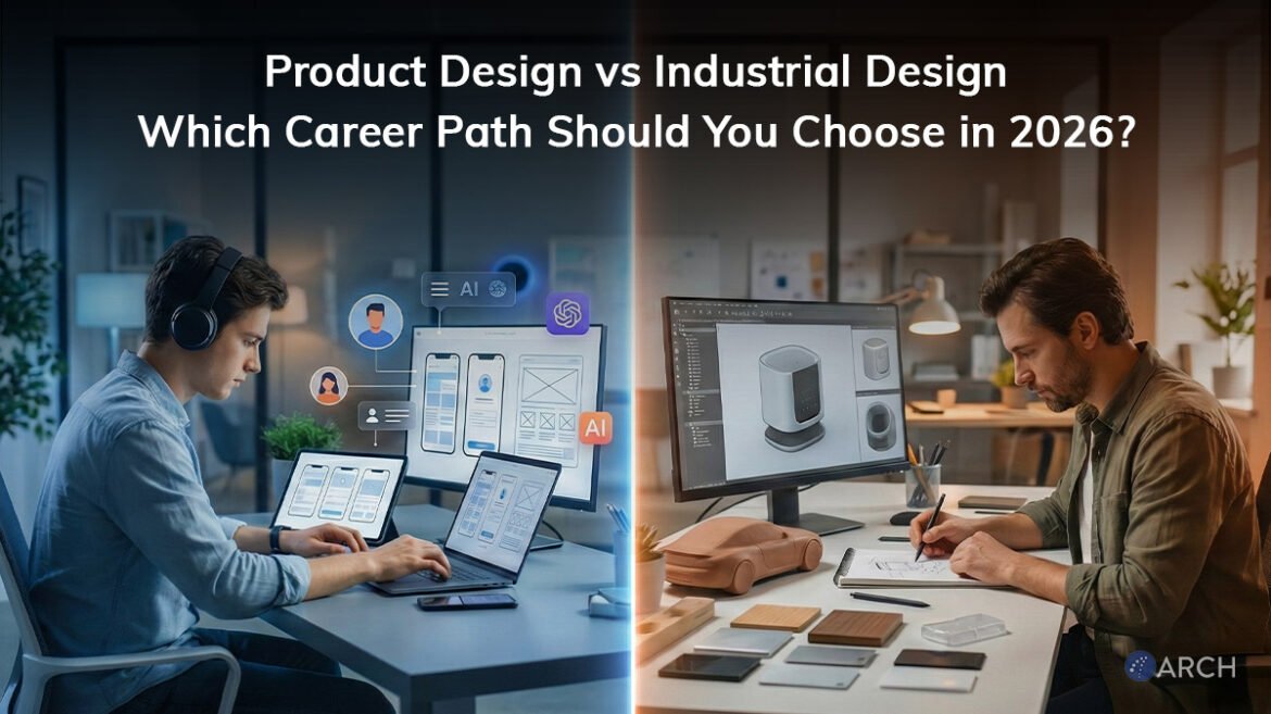 Product Design vs Industrial Design: Which Career Path Should You Choose in 2026?
