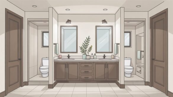 Jack and Jill Bathroom Layout How It Works?