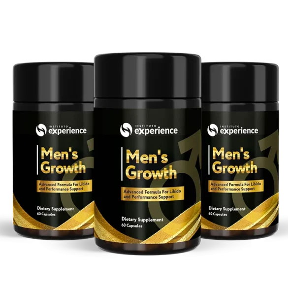 men's growth supplement illustration