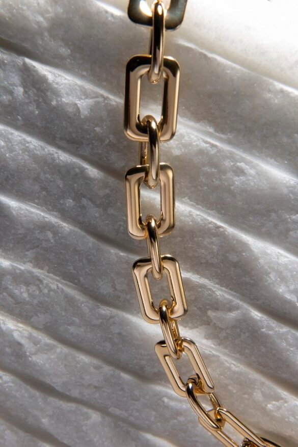 Square Link Gold Bracelets