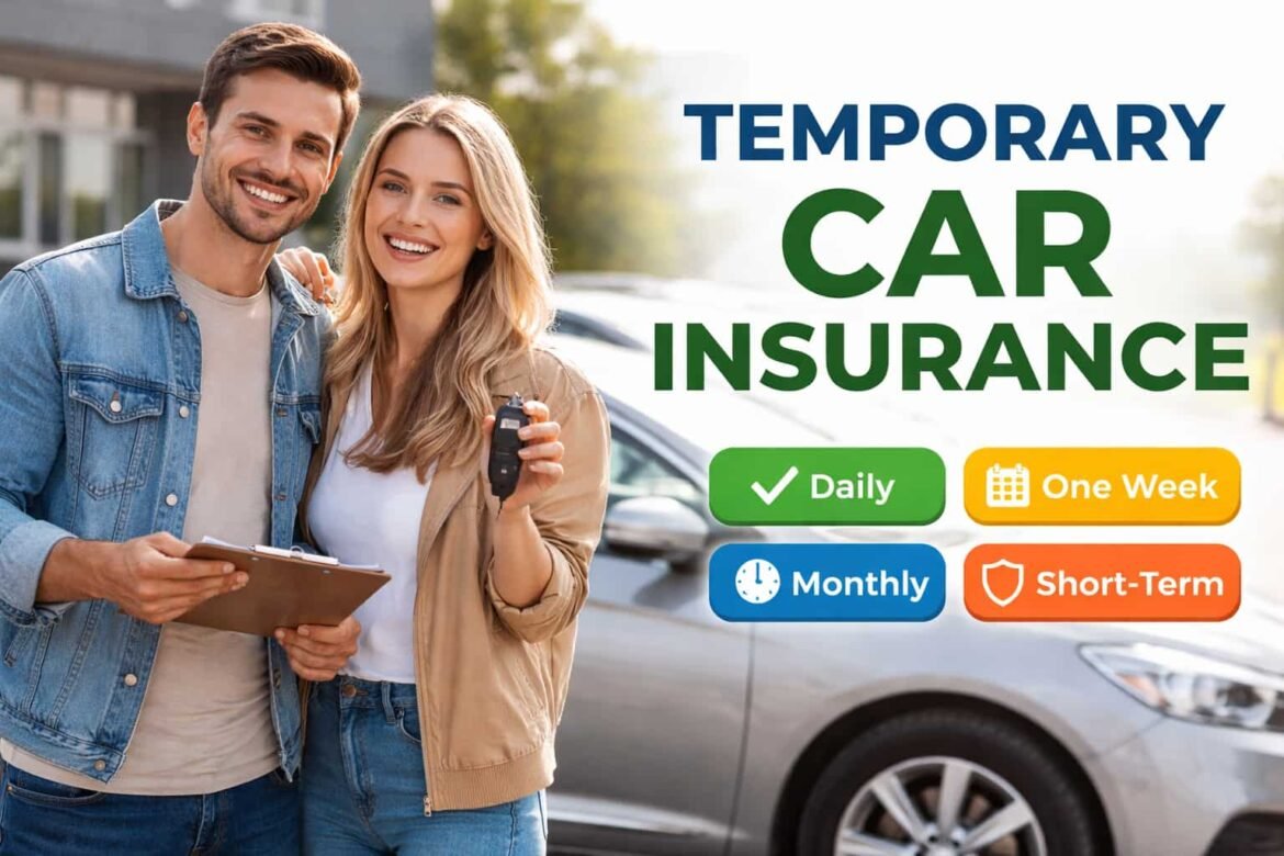 Temporary car insurance, monthly car insurance, weekly car insurance