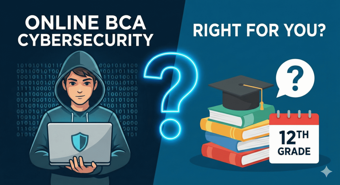 Is Online BCA in Cybersecurity Right After 12th?