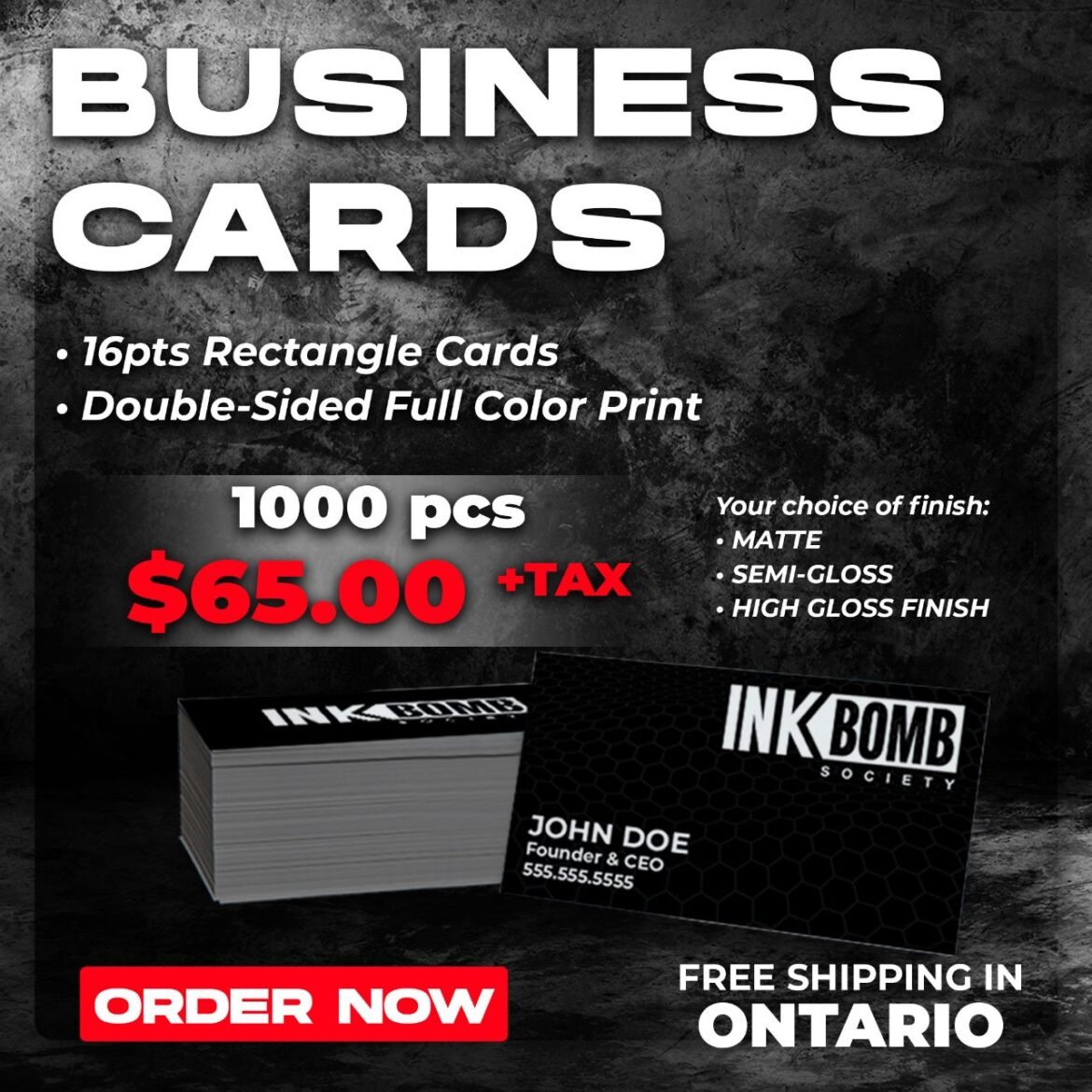 business cards Canada