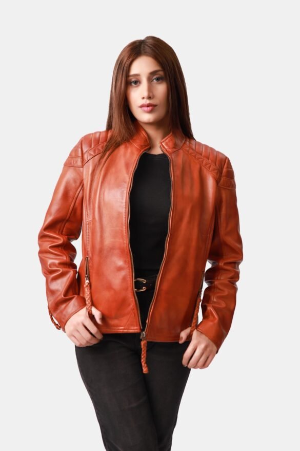 womens leather jacket