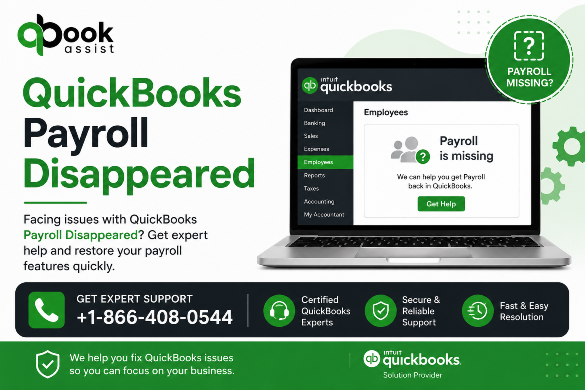 QuickBooks Payroll Disappeared